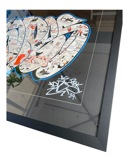 Kapes - Steel city - Original Framed