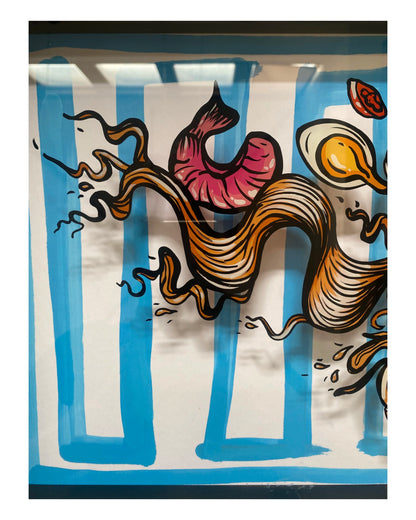 Lucid Designs - Ramen Glass - Original Framed