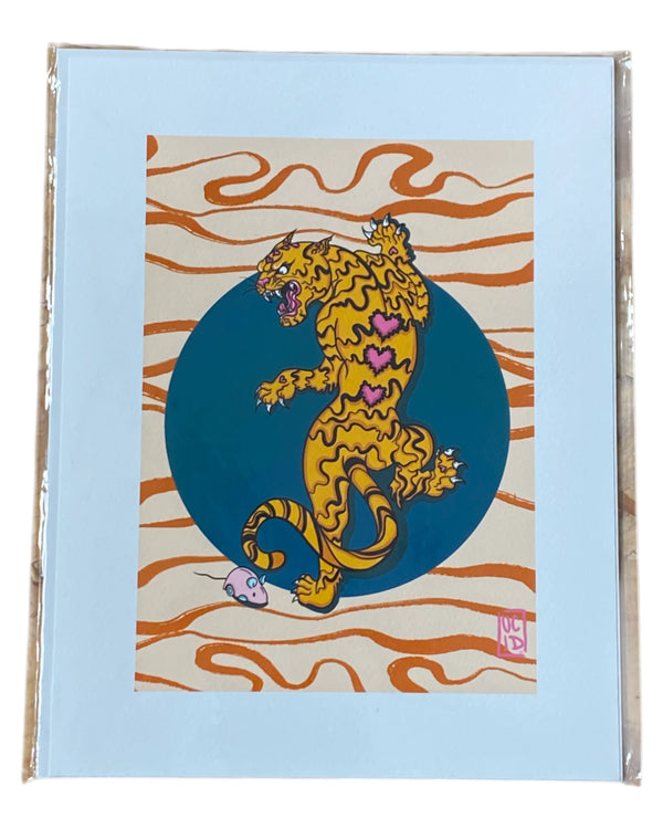 Lucid Designs - Love tiger - Print