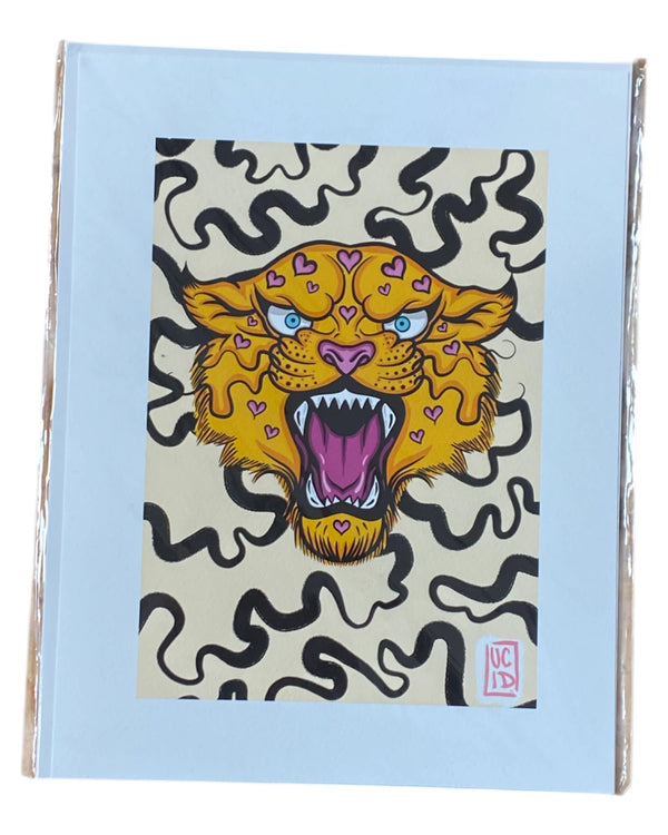 Lucid Designs - Love leopard - Print