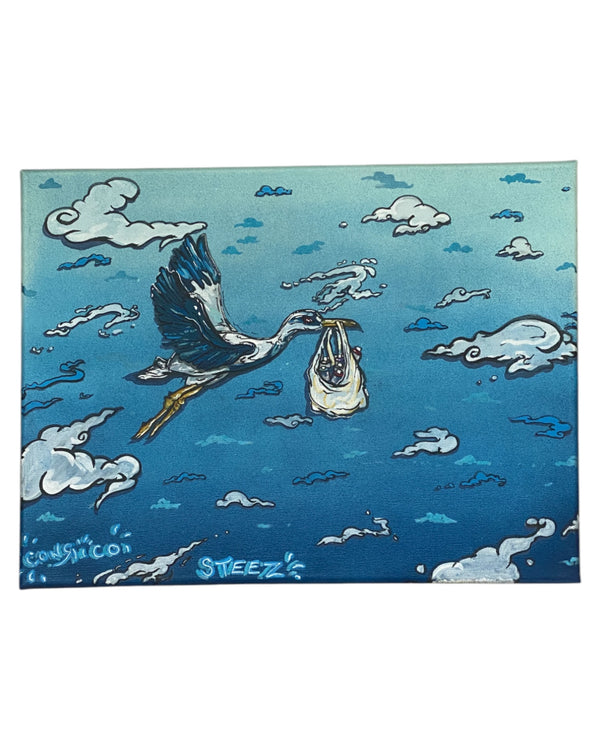 Conrico Steez - Crane - Original canvas