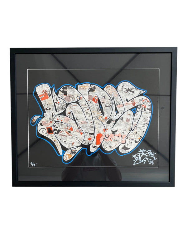 Kapes - Steel city - Original Framed