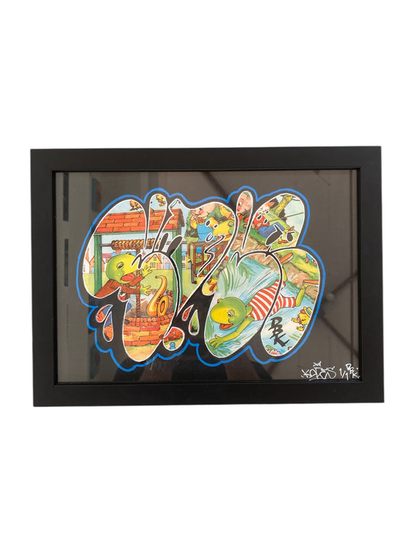 Kapes - Toad in the hole - Original Framed