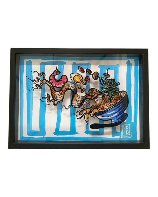 Lucid Designs - Ramen Glass - Original Framed